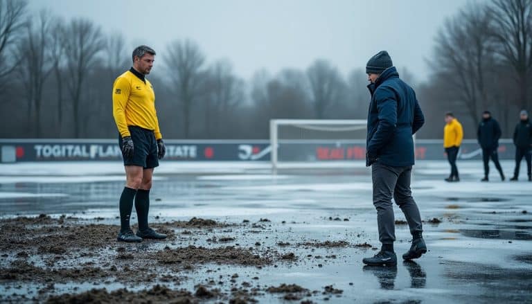 Terrain gelé ou impraticable : qui décide de l'annulation